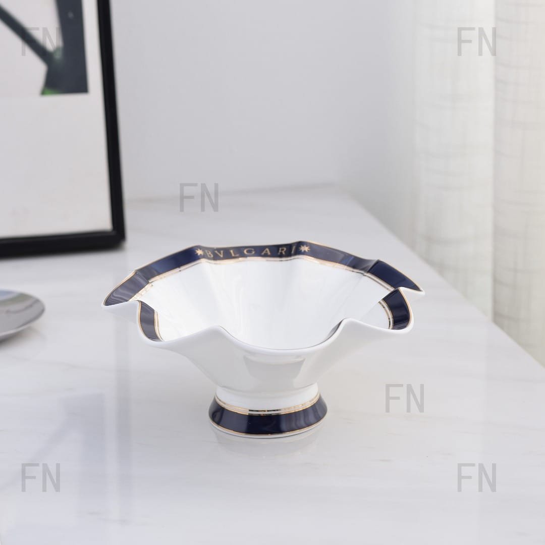Ice cream BVLGARI Footed Bowl - Bvlgari Antiques | Aleppo Gift UAE
